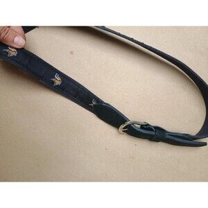 Zep-Pro Minnesota Vikings Football NFL Ribbon Canvas Brass Belt Size 38 USA